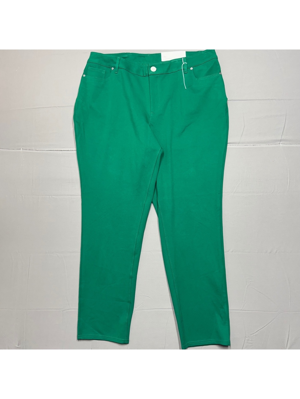 Cato NWT Women's Ancient Forest Green Size 18W Mid Rise Skinny Stretch Pants